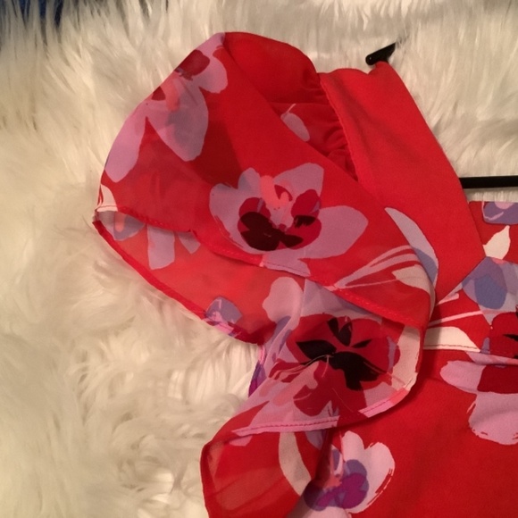 Calvin Klein Floral Blouse - Picture 4 of 5